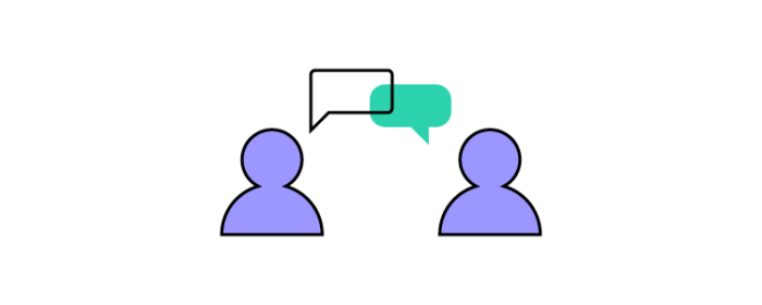 team collaboration talk communication 1 ユーザー UX